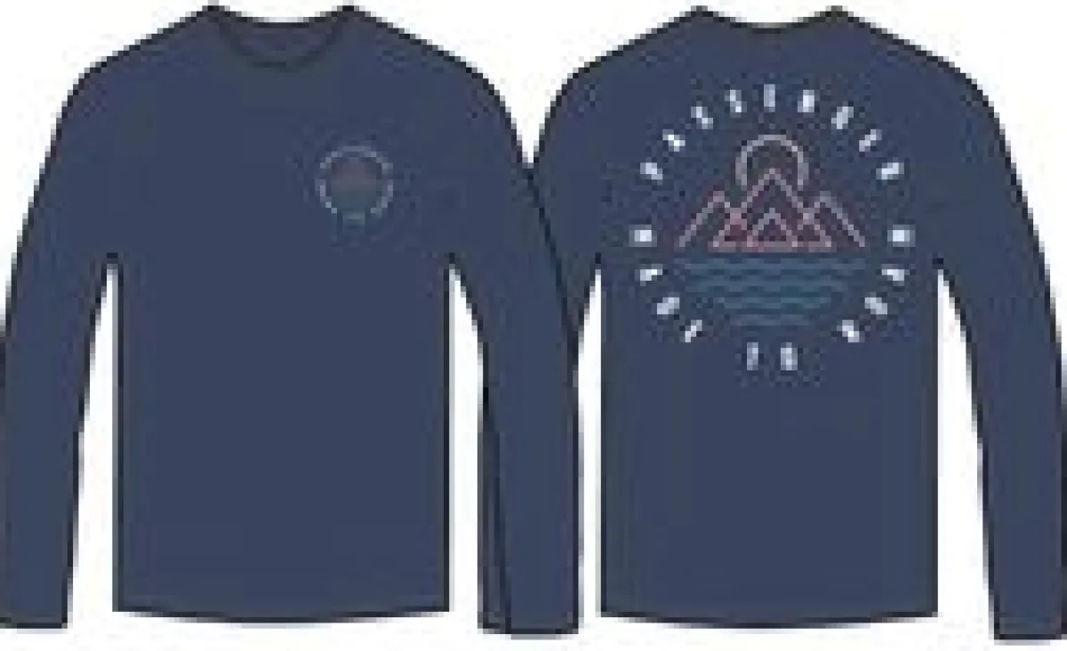 T-Shirts & Tank Tops|Passenger Escapism Recycled Long Sleeve T-Shirt - Dark Denim DarkDenim