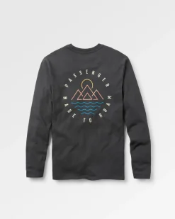 T-Shirts & Tank Tops|Passenger Escapism Recycled Long Sleeve T-Shirt - Black