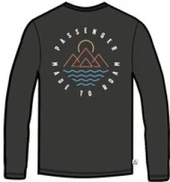 T-Shirts & Tank Tops|Passenger Escapism Recycled Long Sleeve T-Shirt - Black