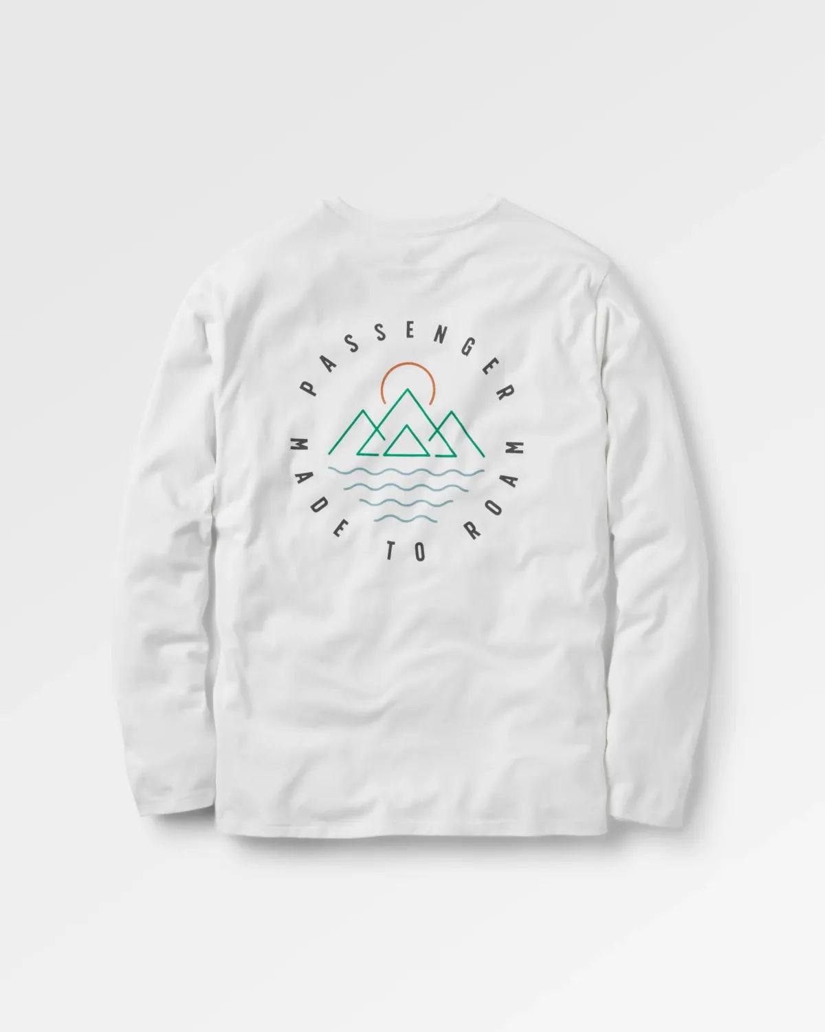 T-Shirts & Tank Tops|Passenger Escapism Recycled Long Sleeve T-Shirt - White
