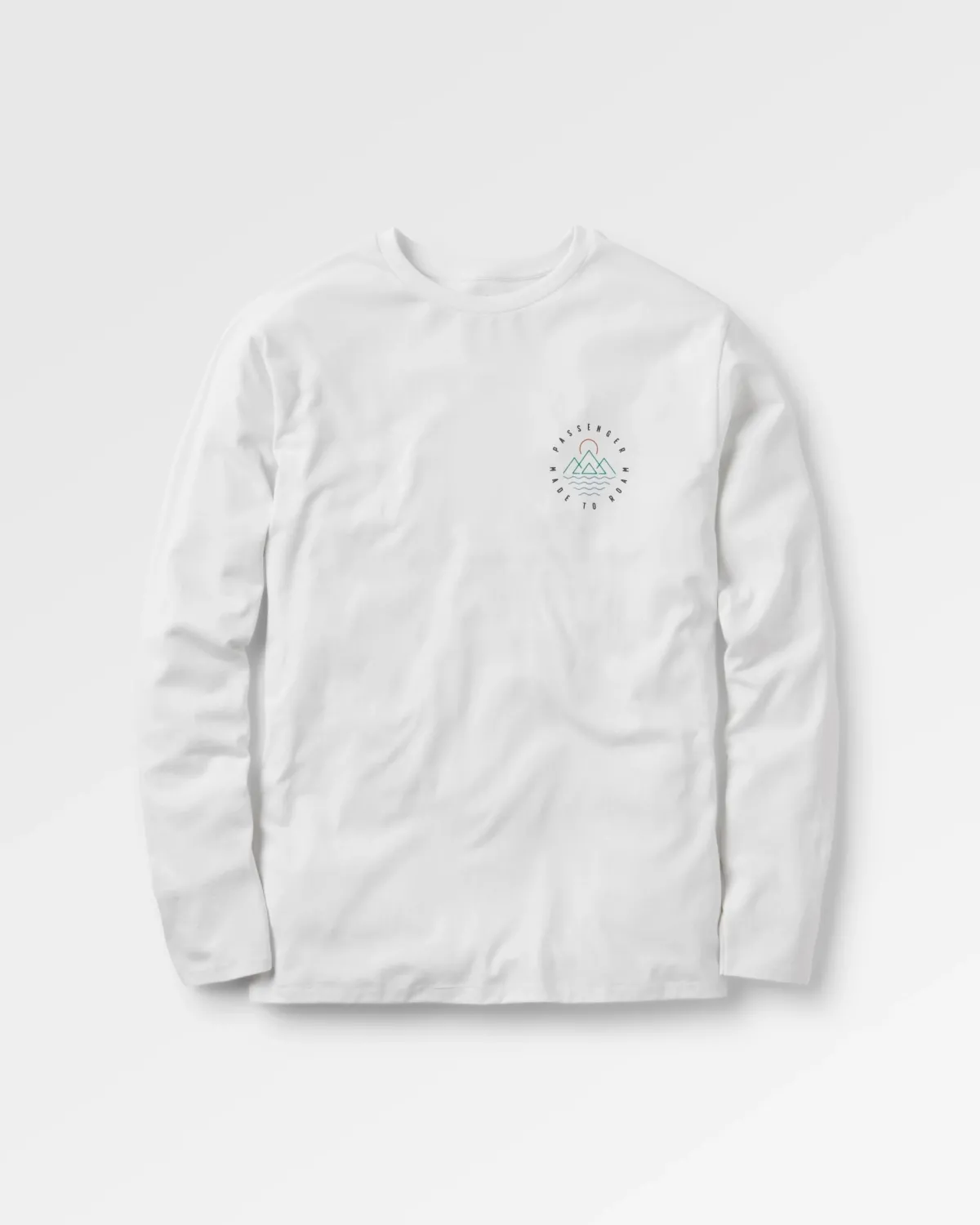 T-Shirts & Tank Tops|Passenger Escapism Recycled Long Sleeve T-Shirt - White