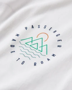 T-Shirts & Tank Tops|Passenger Escapism Recycled Long Sleeve T-Shirt - White