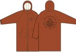 Surf Accessories|Surf Accessories|Passenger Escapism Recycled Sherpa Lined Changing Robe - Rust