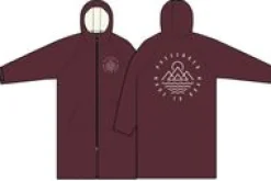 Surf Accessories|Surf Accessories|Passenger Escapism Recycled Sherpa Lined Changing Robe - Windsor Wine WindsorWine