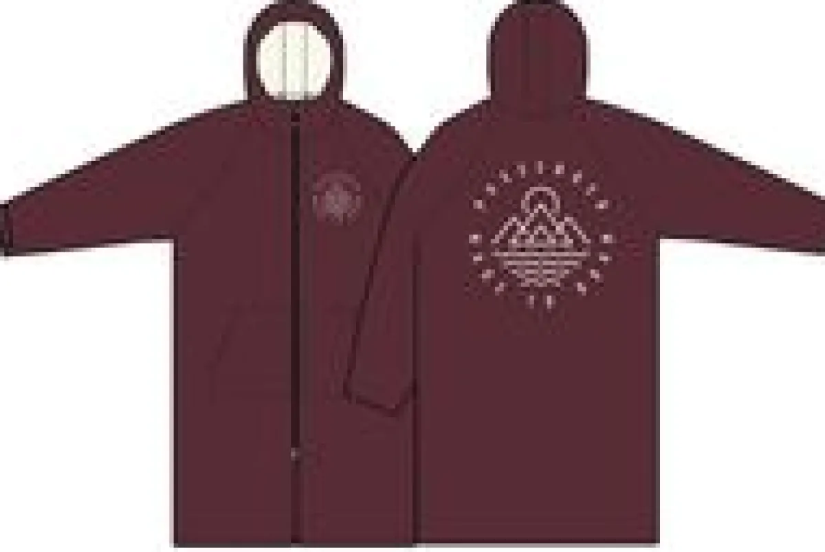 Surf Accessories|Surf Accessories|Passenger Escapism Recycled Sherpa Lined Changing Robe - Windsor Wine WindsorWine