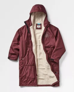 Surf Accessories|Surf Accessories|Passenger Escapism Recycled Sherpa Lined Changing Robe - Windsor Wine WindsorWine
