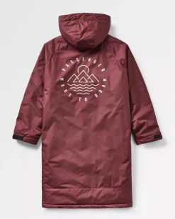 Surf Accessories|Surf Accessories|Passenger Escapism Recycled Sherpa Lined Changing Robe - Windsor Wine WindsorWine