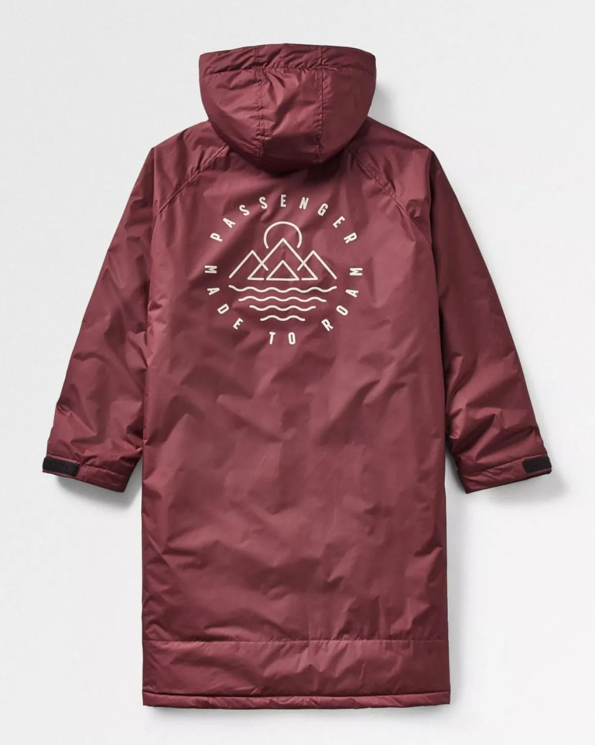 Surf Accessories|Surf Accessories|Passenger Escapism Recycled Sherpa Lined Changing Robe - Windsor Wine WindsorWine
