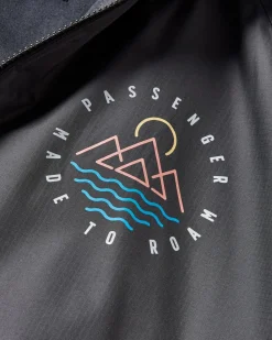 Changing Robes & Ponchos|Surf Accessories|Passenger Escapism Recycled Towel Lined Changing Robe - Black
