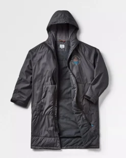 Changing Robes & Ponchos|Surf Accessories|Passenger Escapism Recycled Towel Lined Changing Robe - Black