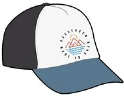 Caps & Hats|Surf Accessories|Passenger Escapism Trucker Hat - Black/Moonlight Blue Black/MoonlightBlue