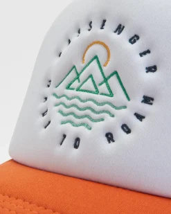 Caps & Hats|Surf Accessories|Passenger Escapism Trucker Hat - Chestnut/Sunrise Orange Chestnut/SunriseOrange