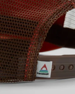 Caps & Hats|Surf Accessories|Passenger Escapism Trucker Hat - Chestnut/Sunrise Orange Chestnut/SunriseOrange