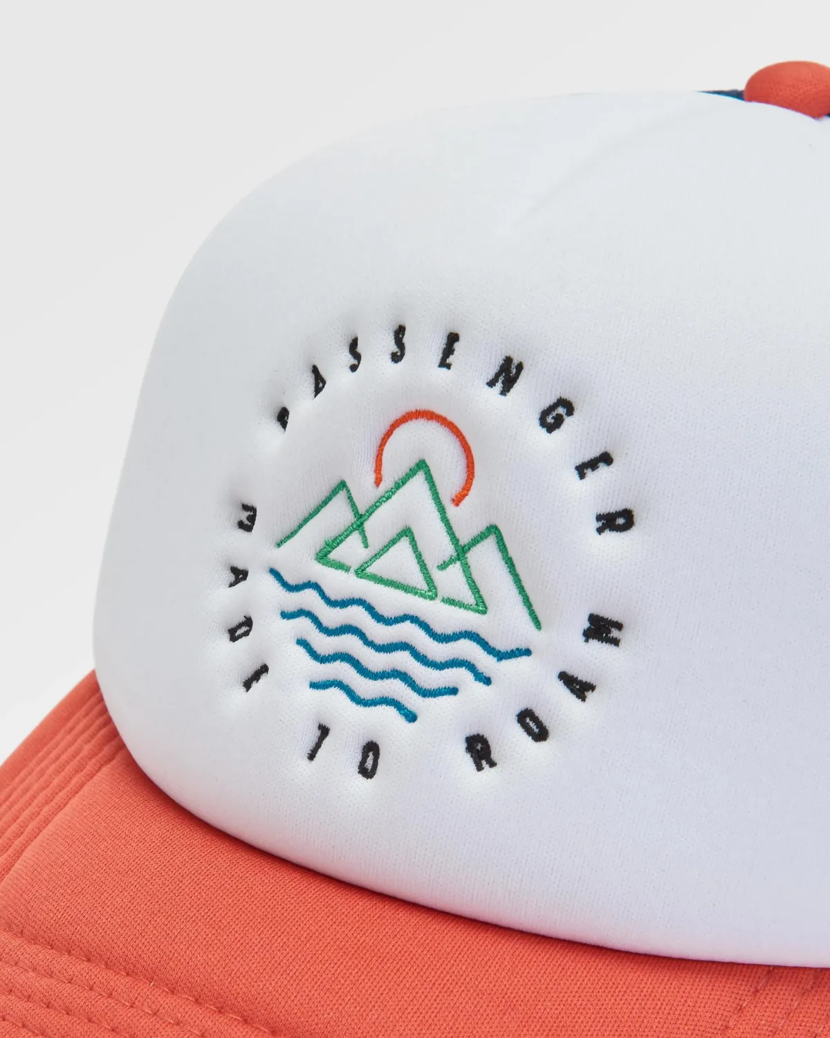 Surf Accessories|Surf Accessories|Passenger Escapism Trucker Hat - Moonlight Blue/Red Spice MoonlightBlue/RedSpice
