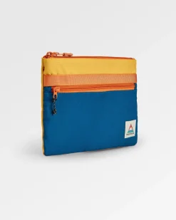 Wallets|Passenger Essentials Recycled Pouch - Tidal Blue Orange Multi TidalBlueOrangeMulti
