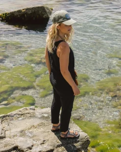 Pants|Jumpsuits & Playsuits|Passenger Eva Recycled Cotton Jumpsuit - Black