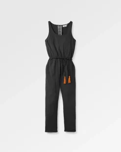 Pants|Jumpsuits & Playsuits|Passenger Eva Recycled Cotton Jumpsuit - Black