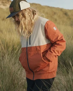 Jackets|Passenger Finn Recycled Polar Fleece Lined Jacket - Baked Clay BakedClay