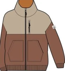 Jackets|Passenger Finn Recycled Polar Fleece Lined Jacket - Baked Clay BakedClay