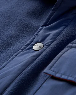 Shirts|Fleece|Passenger Firelight Sherpa Lined Shirt Jacket - Rich Navy RichNavy