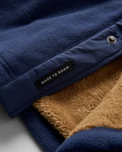 Shirts|Fleece|Passenger Firelight Sherpa Lined Shirt Jacket - Rich Navy RichNavy