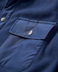 Shirts|Fleece|Passenger Firelight Sherpa Lined Shirt Jacket - Rich Navy RichNavy