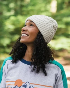 Beanies|Passenger Fireside Recycled Cable Knit Beanie - Birch