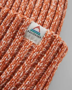 Beanies|Beanies|Passenger Fisherman Marl Beanie - Burnt Orange BurntOrange