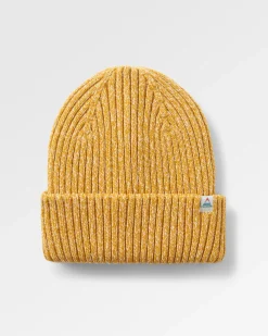 Beanies|Beanies|Passenger Fisherman Marl Beanie - Mustard Yellow MustardYellow