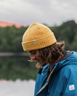 Beanies|Beanies|Passenger Fisherman Marl Beanie - Mustard Yellow MustardYellow