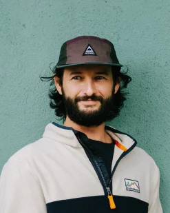 Caps & Hats|Caps & Hats|Passenger Fixie Recycled 5 Panel Hat - Grape Multi GrapeMulti