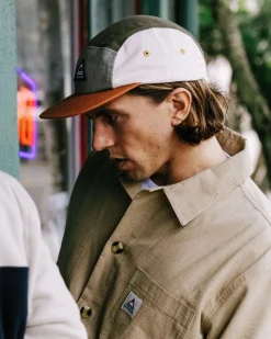 Caps & Hats|Caps & Hats|Passenger Fixie Recycled 5 Panel Hat - Apple Green Multi AppleGreenMulti