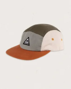 Caps & Hats|Caps & Hats|Passenger Fixie Recycled 5 Panel Hat - Apple Green Multi AppleGreenMulti