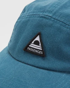 Caps & Hats|Caps & Hats|Passenger Fixie Recycled 5 Panel Hat - Tidal Blue TidalBlue
