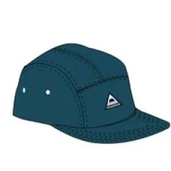 Caps & Hats|Caps & Hats|Passenger Fixie Recycled 5 Panel Hat - Tidal Blue TidalBlue