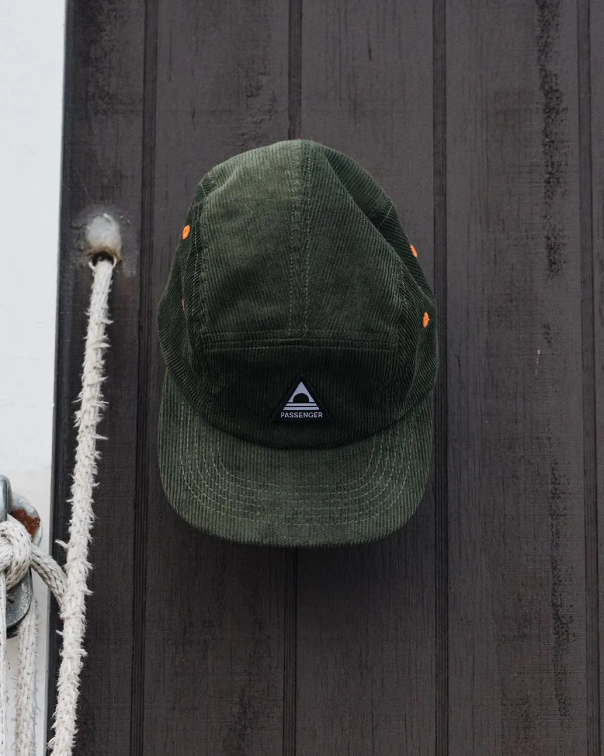 Hats & Caps|Surf Accessories|Passenger Fixie Recycled Cord 5 Panel Hat - Khaki Green KhakiGreen