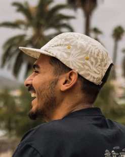 Caps & Hats|Surf Accessories|Passenger Fixie Recycled Cord 5 Panel Hat - Golden Spice/ Seaweed Pebble Grey GoldenSpice/SeaweedPebbleGrey