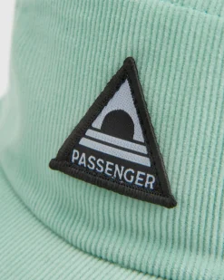 Caps & Hats|Caps & Hats|Passenger Fixie Recycled Cord 5 Panel Hat - Surf Spray SurfSpray