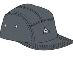 Caps & Hats|Surf Accessories|Passenger Fixie Recycled Cord 5 Panel Hat - Storm Grey StormGrey