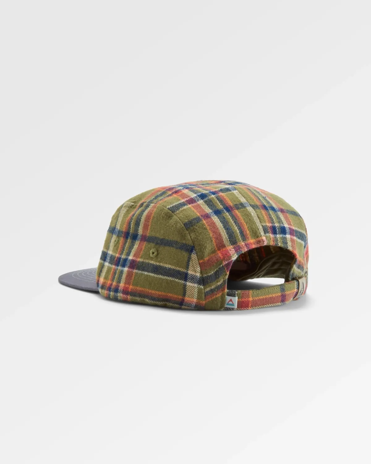 Hats & Caps|Passenger Fixie Recycled Flannel 5 Panel Hat - Khaki Green Check KhakiGreenCheck
