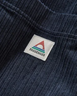 Shirts|Shirts|Passenger Flint Corduroy Shirt Jacket - Deep Navy DeepNavy