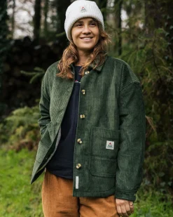 Shirts|Shirts|Passenger Flint Corduroy Shirt Jacket - Fir Tree FirTree