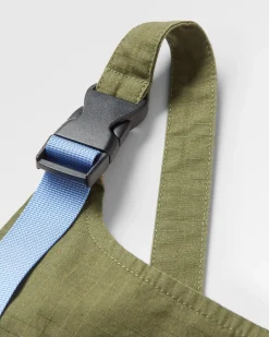Dresses|Dresses & Skirts|Passenger Flo Organic Pinafore Dress - Khaki Green KhakiGreen