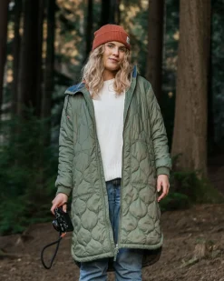 Insulated|Passenger Flora 2.0 Long Recycled Insulated Parka - Dusty Olive DustyOlive