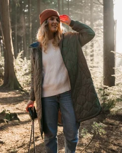 Insulated|Passenger Flora 2.0 Long Recycled Insulated Parka - Dusty Olive DustyOlive