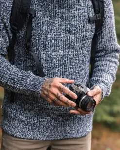 Sweaters|Passenger Fog Recycled Knitted Sweater - Gray Marl GrayMarl