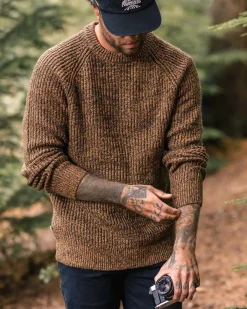 Sweaters|Passenger Fog Recycled Knitted Sweater - Dusty Ochre DustyOchre