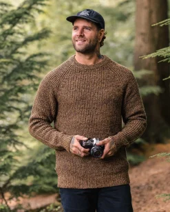 Sweaters|Passenger Fog Recycled Knitted Sweater - Dusty Ochre DustyOchre