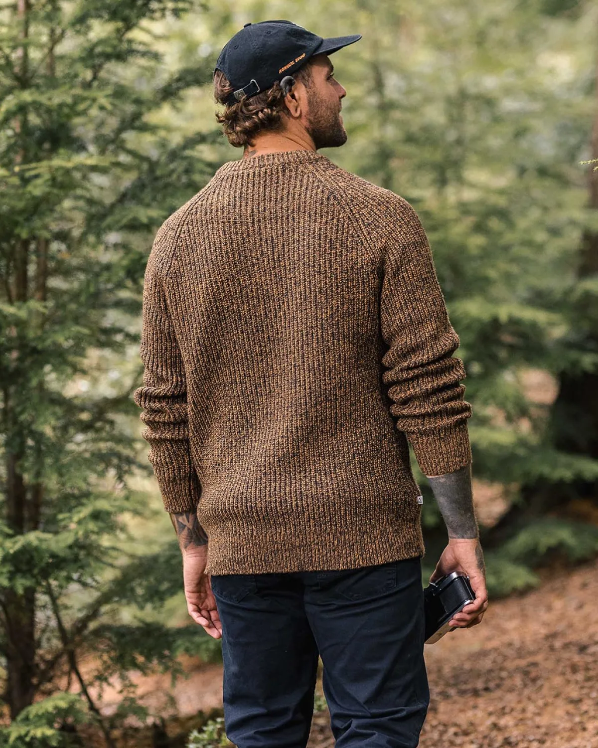 Sweaters|Passenger Fog Recycled Knitted Sweater - Dusty Ochre DustyOchre