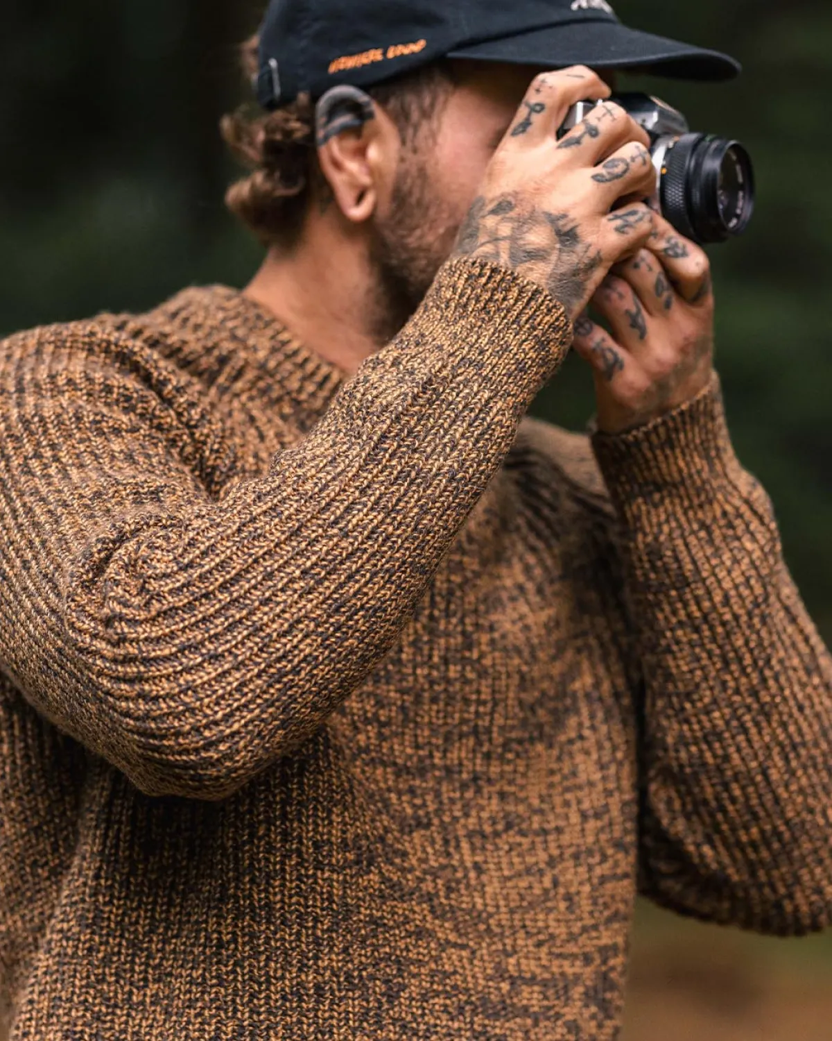 Sweaters|Passenger Fog Recycled Knitted Sweater - Dusty Ochre DustyOchre